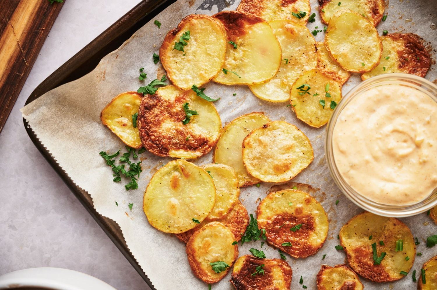 Baked Potato Chips - Slender Kitchen