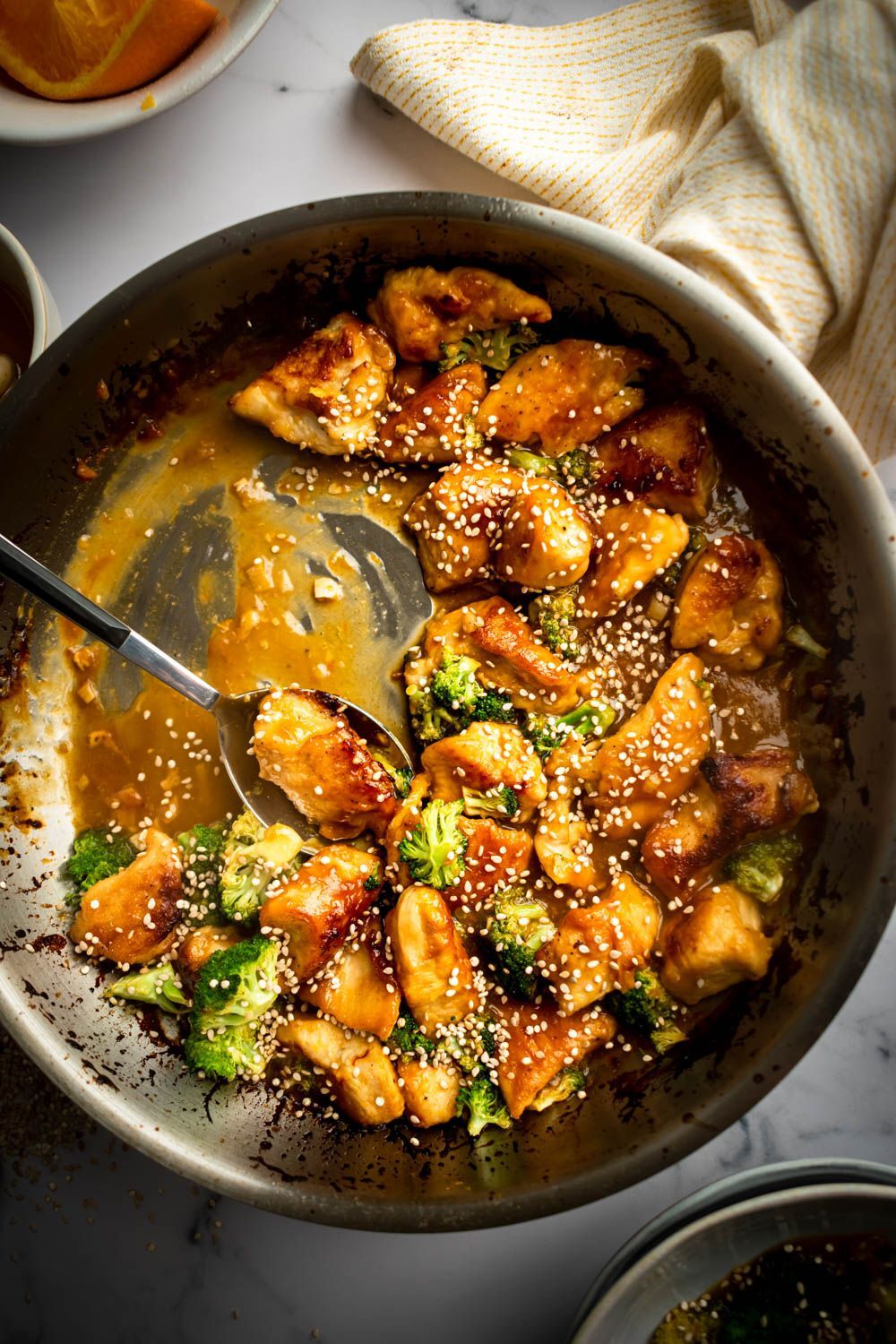 Quick Orange Chicken and Broccoli - Just a Taste