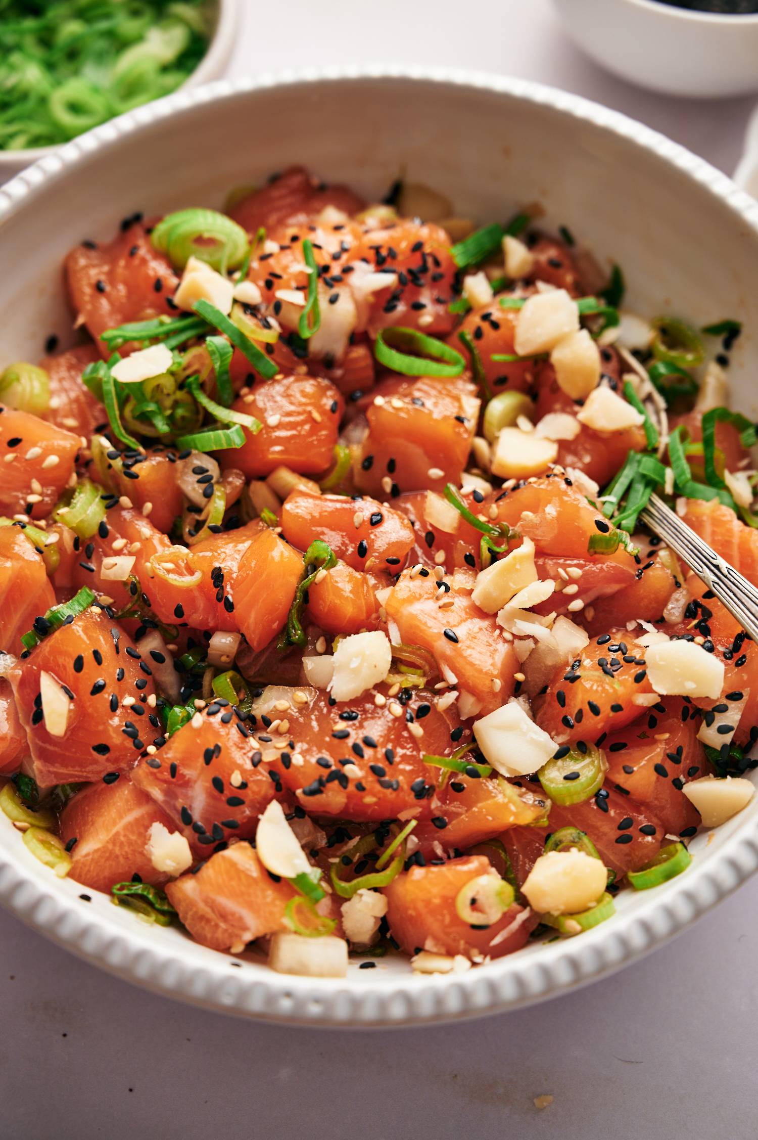EASY Salmon Poke Bowl Recipe - Raw & Cooked Versions!