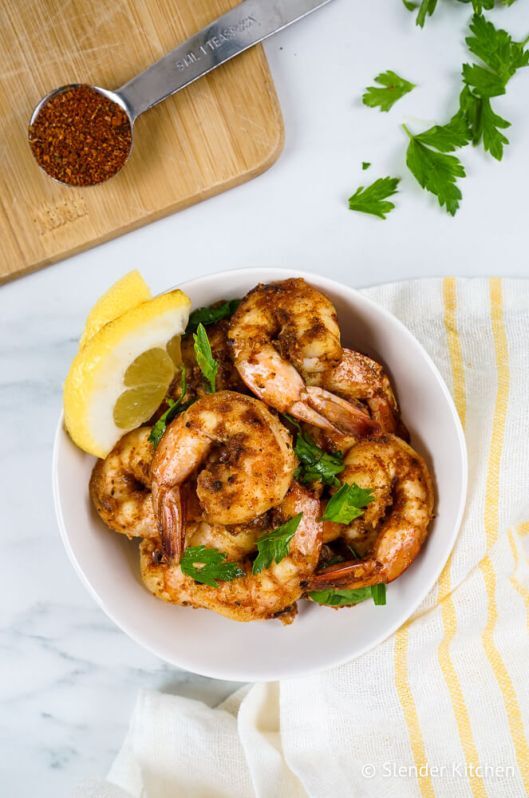 Easy Cajun Shrimp - Slender Kitchen
