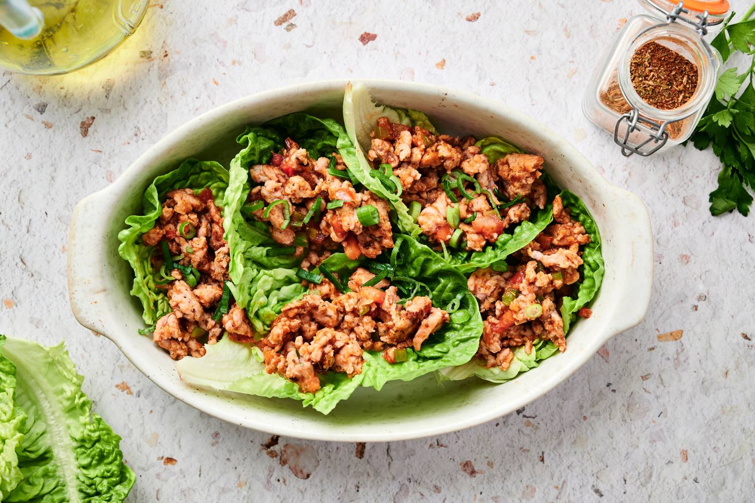 Turkey Taco Lettuce Wraps (15 Minute Meal!) - Slender Kitchen