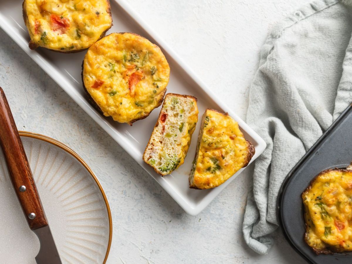 Picture of Slender Kitchen Cottage Cheese Omelet Muffins