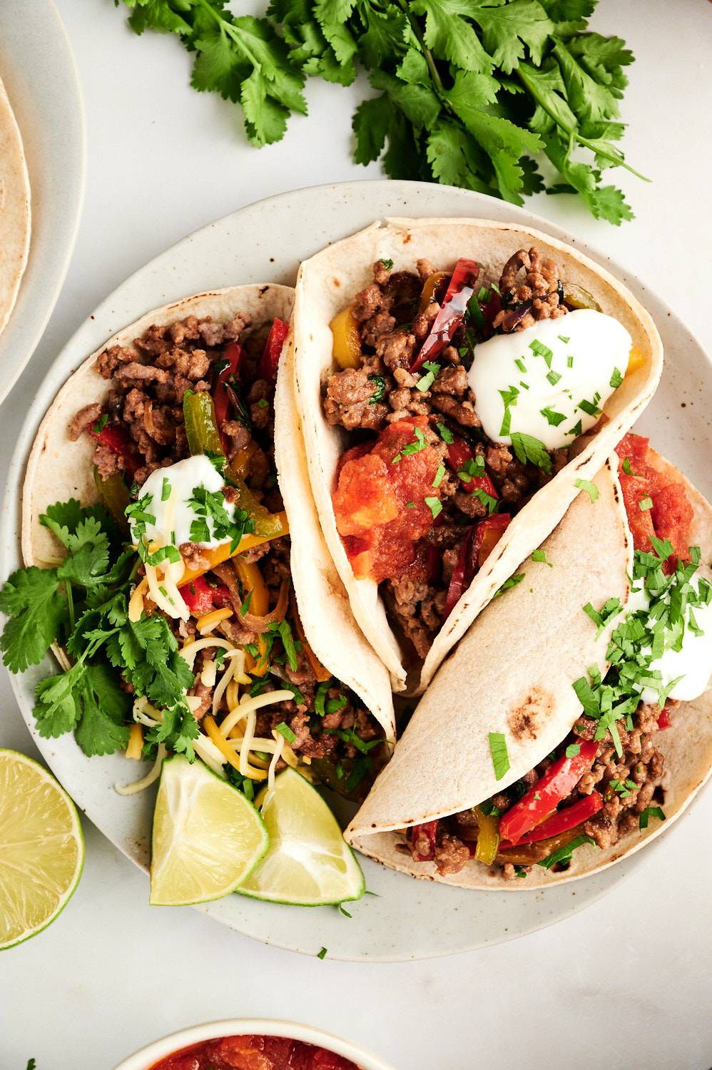 Ground Beef Fajitas (15 Minute Meal!) - Slender Kitchen