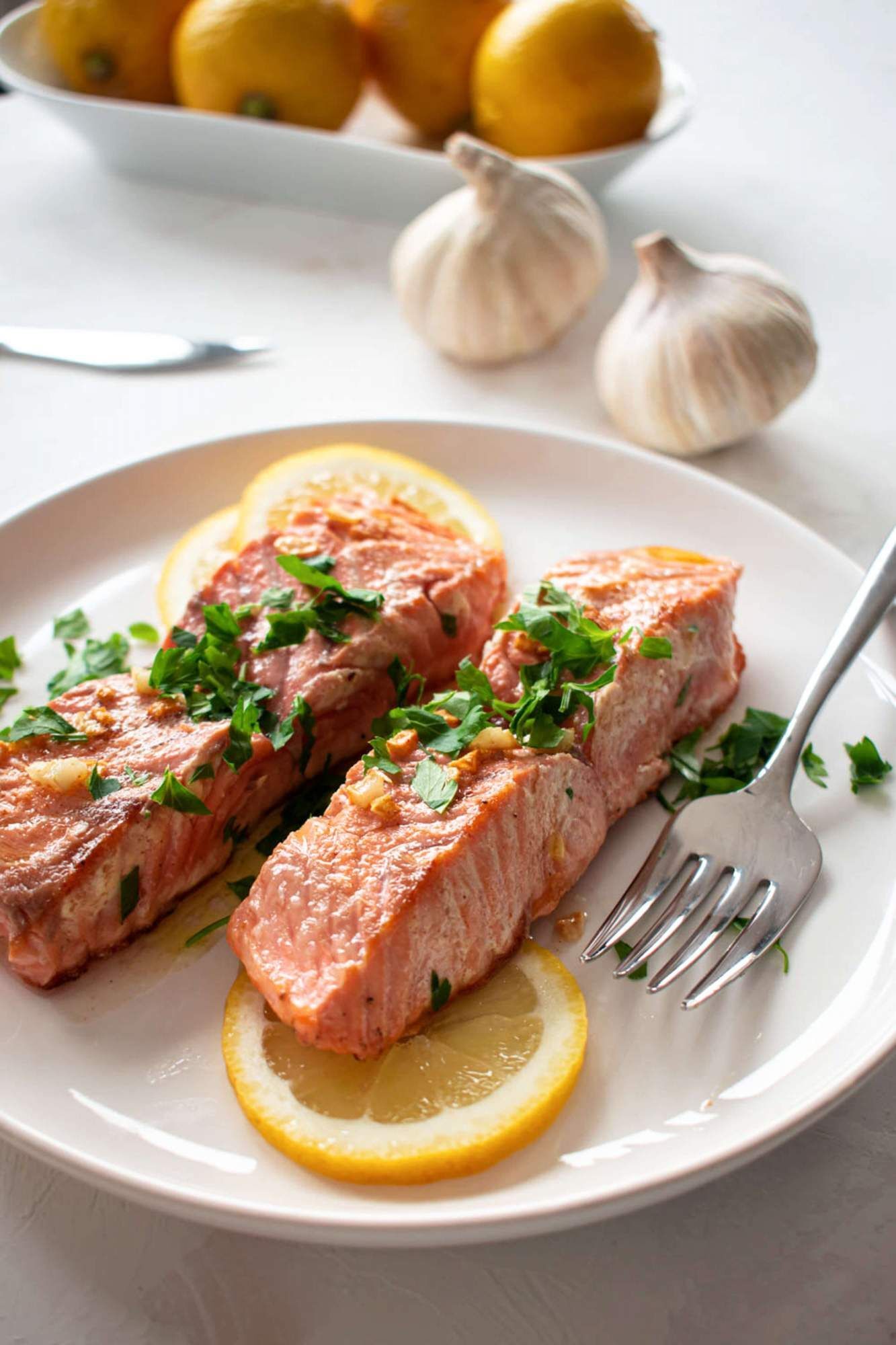 Dijon Baked Salmon - Slender Kitchen