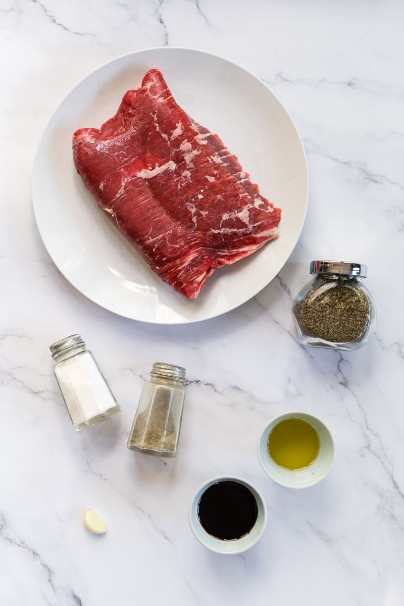 Grilled Flank Steak with Balsamic Marinade