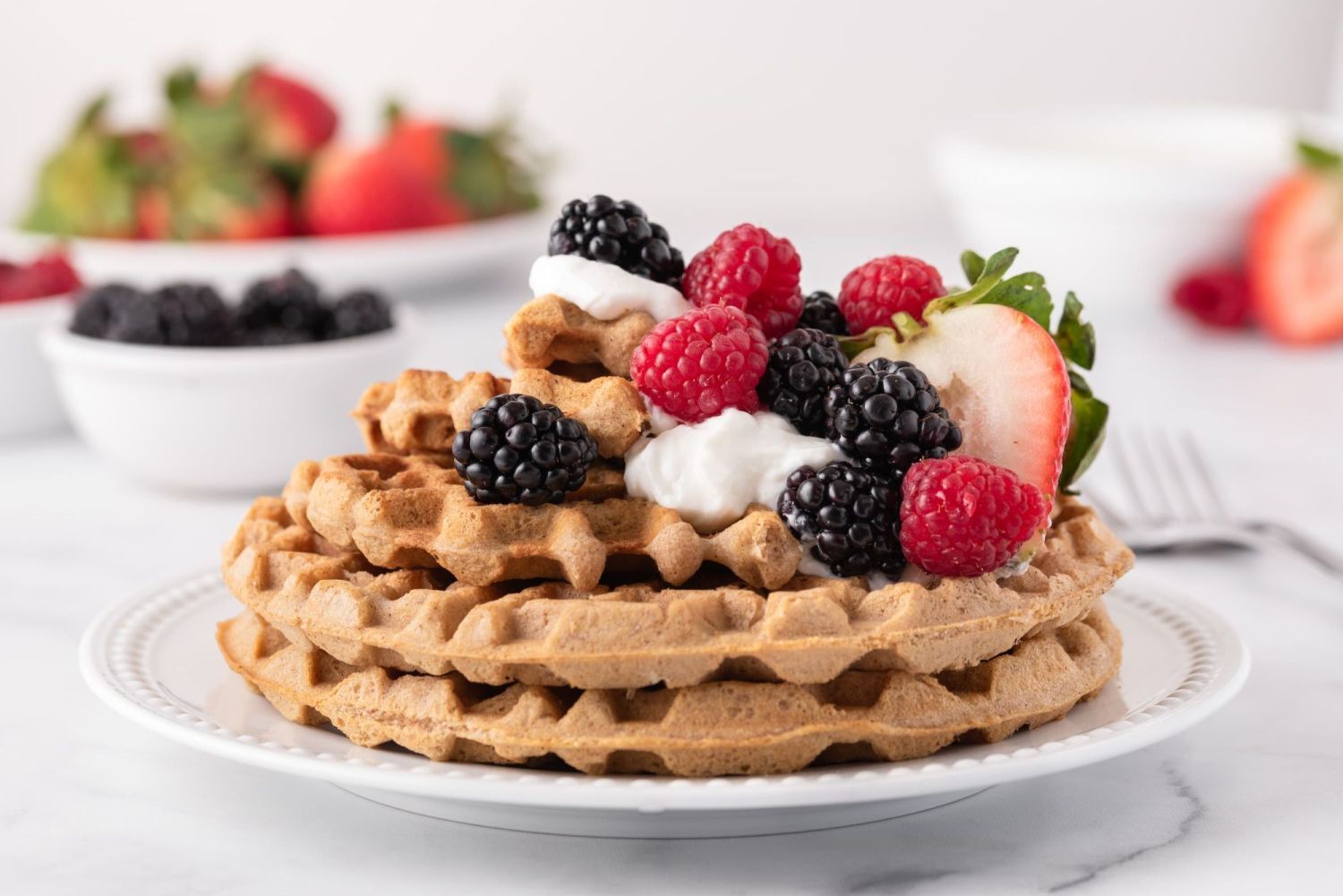 Low Carb Waffles - Slender Kitchen