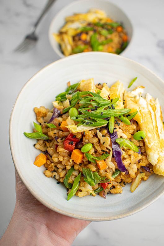 Everything Fried Rice Vegetable Fried Rice - {Crispy, Veggie-Packed & Better Than Takeout}