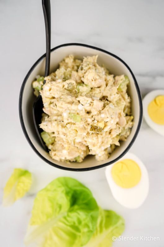Tuna Egg Salad - Slender Kitchen