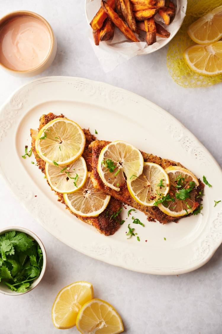 10 Minute Baked Red Snapper - Slender Kitchen