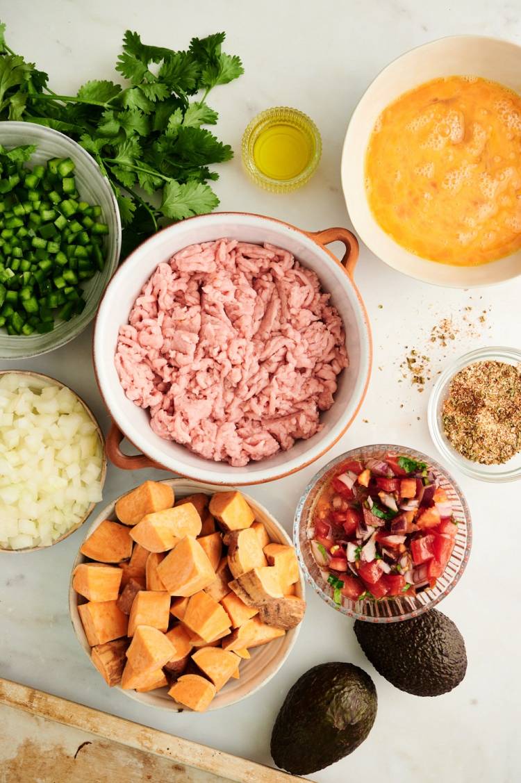 Picture of Breakfast Burrito Bowl (Meal Prep Friendly) - Slender Kitchen