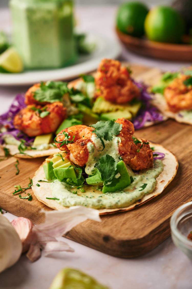 Creamy Shrimp Taco Sauce - Slender Kitchen