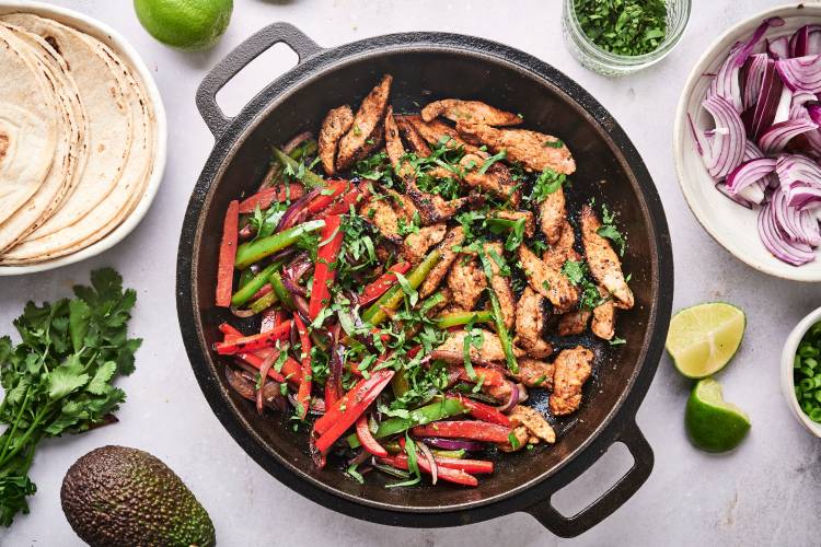 Pork Fajitas (7 Ingredients!) Slender Kitchen