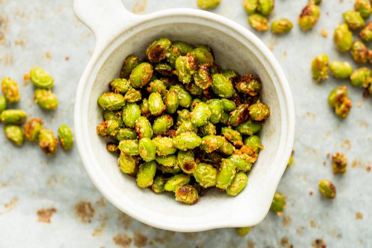 Roasted Garlic Edamame Slender Kitchen