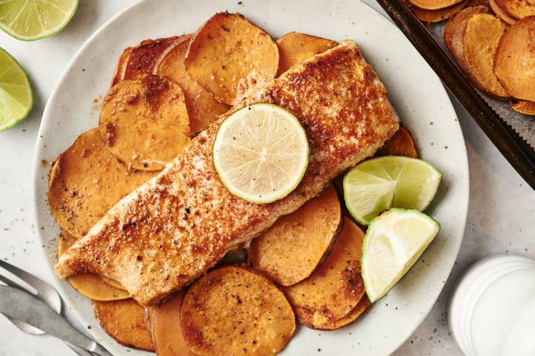 Mesmerizing Salmon And Sweet Potatoes Recipe Design Nature