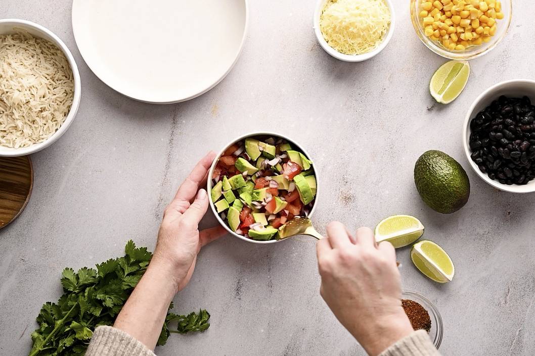Chicken Taco Bowl - Slender Kitchen