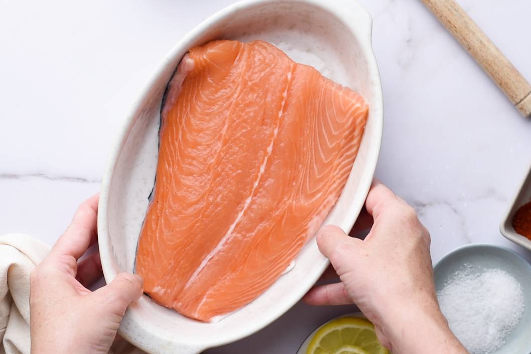 Lemon Pepper Salmon (5 Ingredients!) - Slender Kitchen