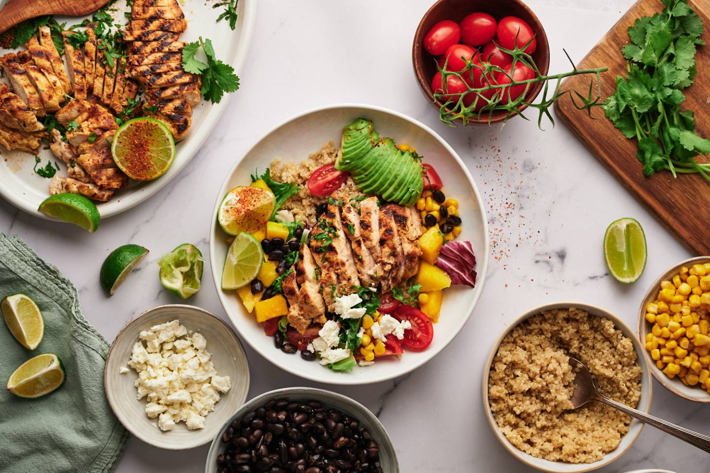 Chicken Quinoa Bowls - Slender Kitchen