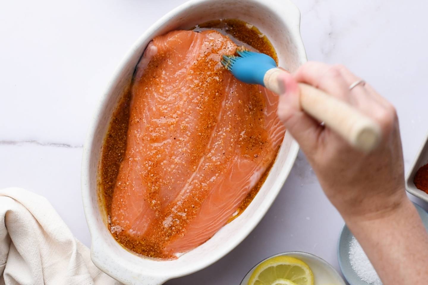 Lemon Pepper Salmon (5 Ingredients!) - Slender Kitchen