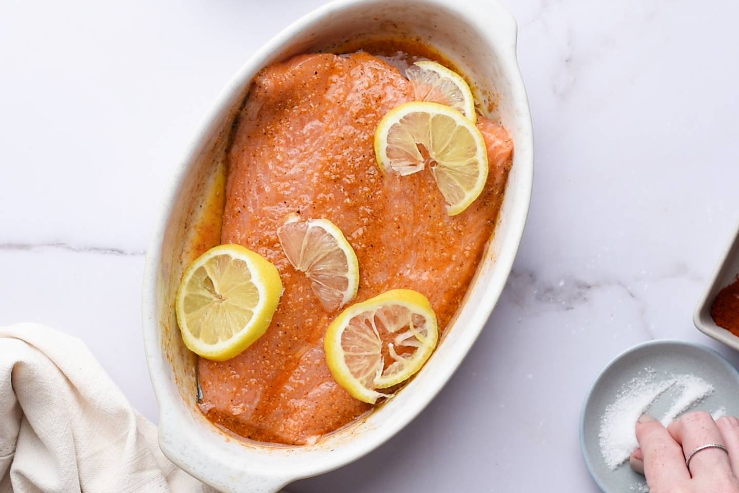 Lemon Pepper Salmon (5 Ingredients!) - Slender Kitchen