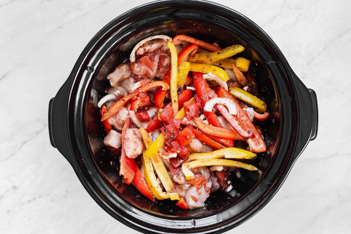 Slow Cooker Italian Red Pepper Chicken Slender Kitchen
